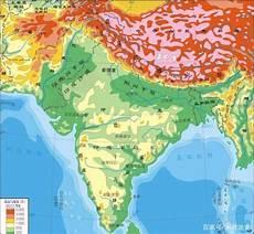 印度的地理位置